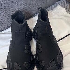 Men's Black Performance Slip-On Shoes